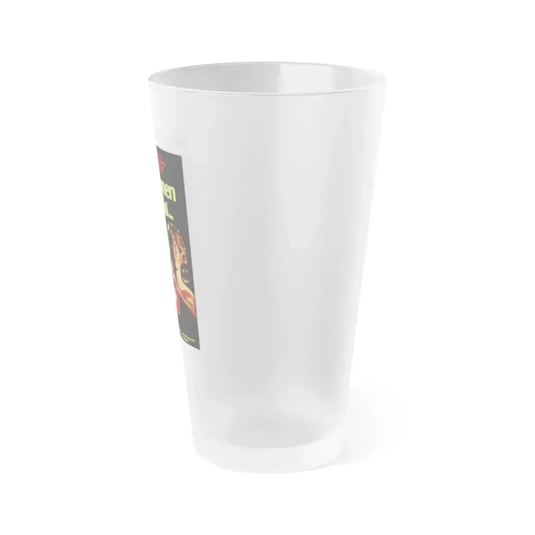 EYES OF A STRANGER (DANISH) 1981 Movie Poster - Frosted Pint Glass 16oz - Go Mug Yourself