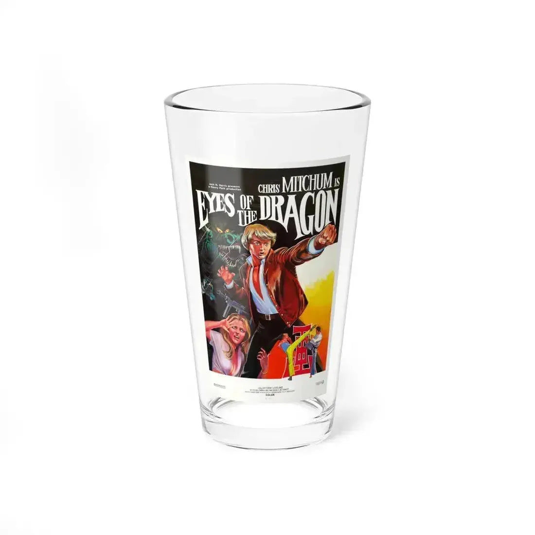 EYES OF THE DRAGON 1978 Movie Poster - Pint Glass 16oz 16oz - Go Mug Yourself