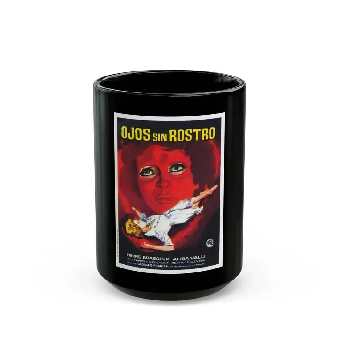 EYES WITHOUT A FACE (3) 1960 Movie Poster - Black Coffee Mug 15oz - Go Mug Yourself