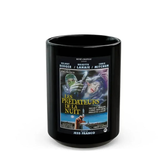 FACELESS (FRENCH) 1988 Movie Poster - Black Coffee Mug 15oz - Go Mug Yourself