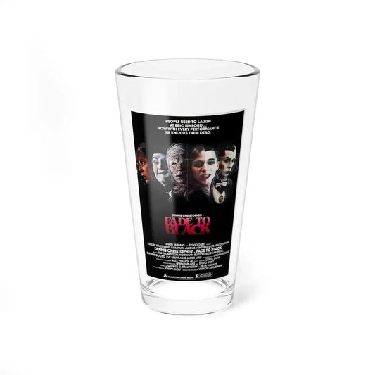 FADE TO BLACK 1980 Movie Poster - Pint Glass 16oz 16oz - Go Mug Yourself