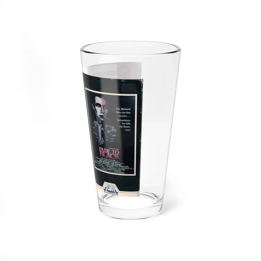 FADE TO BLACK (VHS COVER) Pint Glass 16oz - Go Mug Yourself