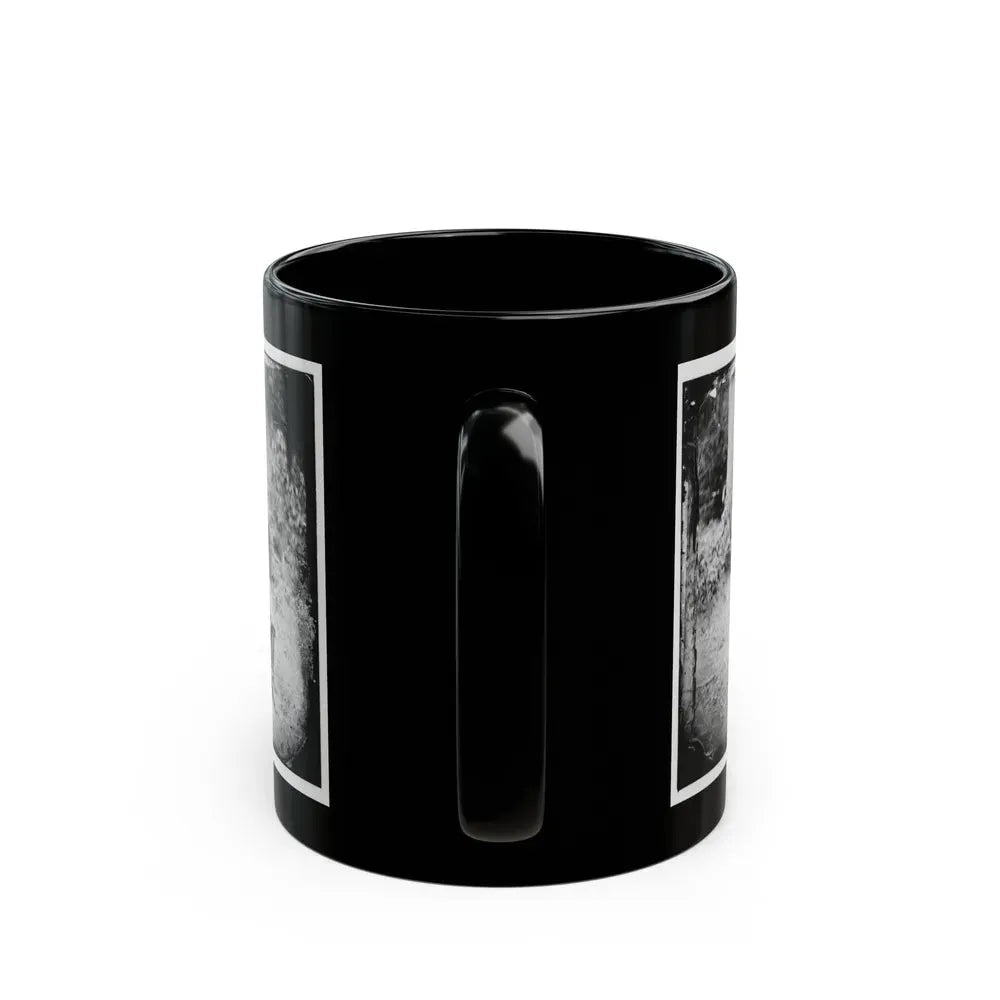 Fair Oaks, Va. Lt. James B. Washington, A Confederate Prisoner, With Capt. George A. Custer Of The 5th Cavalry, U.S.A. (U.S. Civil War) Black Coffee Mug - Go Mug Yourself