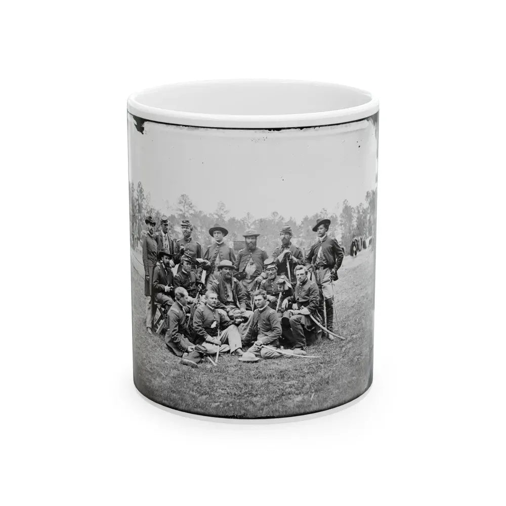 Fair Oaks, Va., Vicinity. Brigade Officers Of The Horse Artillery Commanded By Lt. Col. William Hays (U.S. Civil War) White Coffee Mug 11oz - Go Mug Yourself