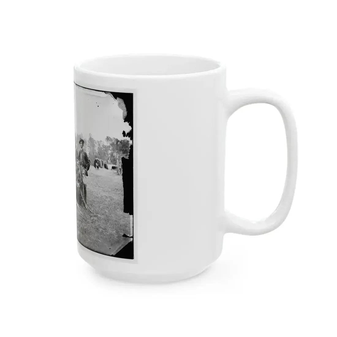 Fair Oaks, Va., Vicinity. Brigade Officers Of The Horse Artillery Commanded By Lt. Col. William Hays (U.S. Civil War) White Coffee Mug - Go Mug Yourself