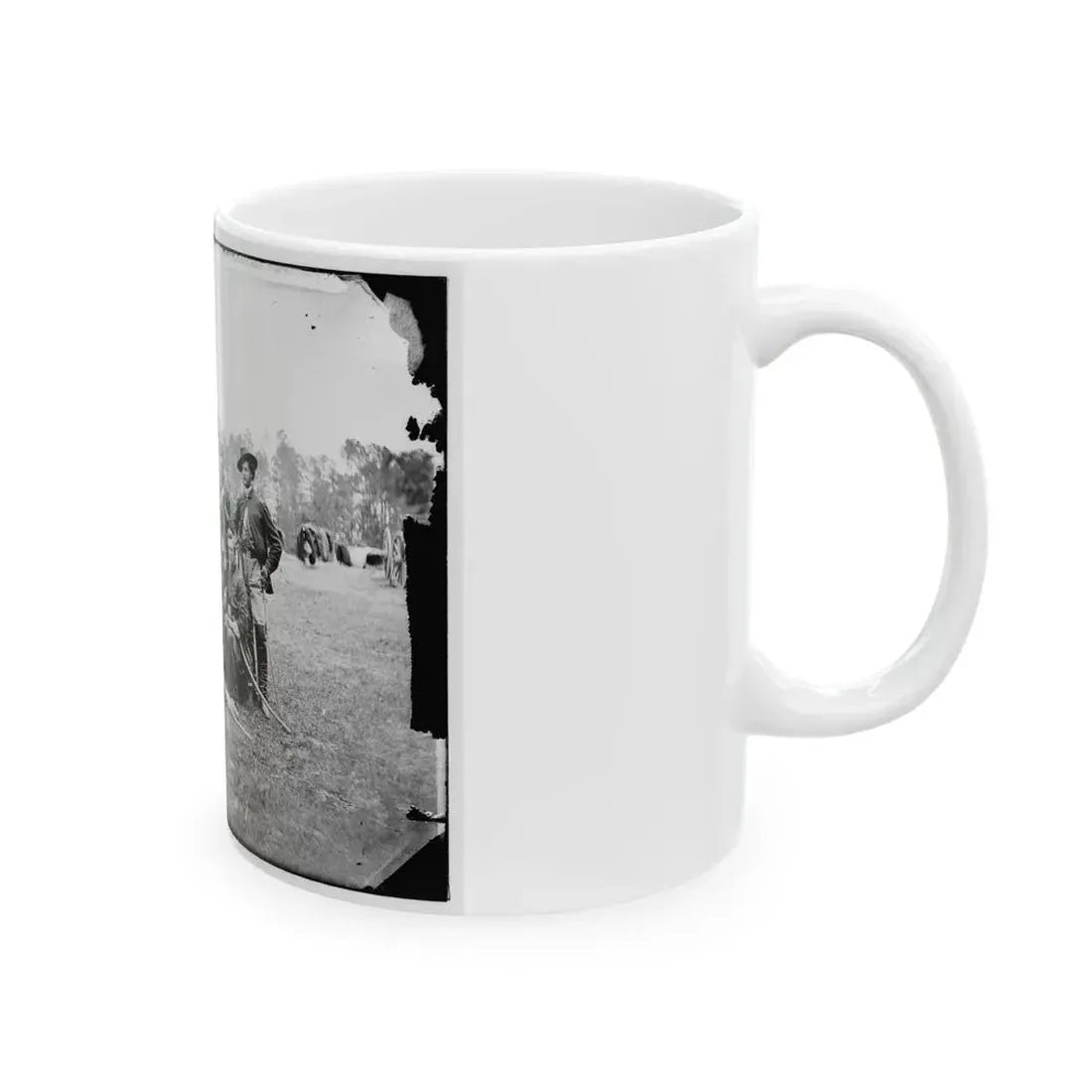 Fair Oaks, Va., Vicinity. Brigade Officers Of The Horse Artillery Commanded By Lt. Col. William Hays (U.S. Civil War) White Coffee Mug - Go Mug Yourself