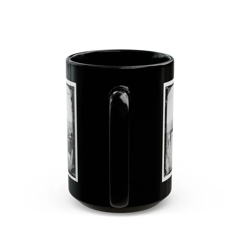 Fair Oaks, Va., Vicinity. Capt. Rufus D. Pettit's Battery B, 1st New York Light Artillery, In Fort Richardson (U.S. Civil War) Black Coffee Mug - Go Mug Yourself