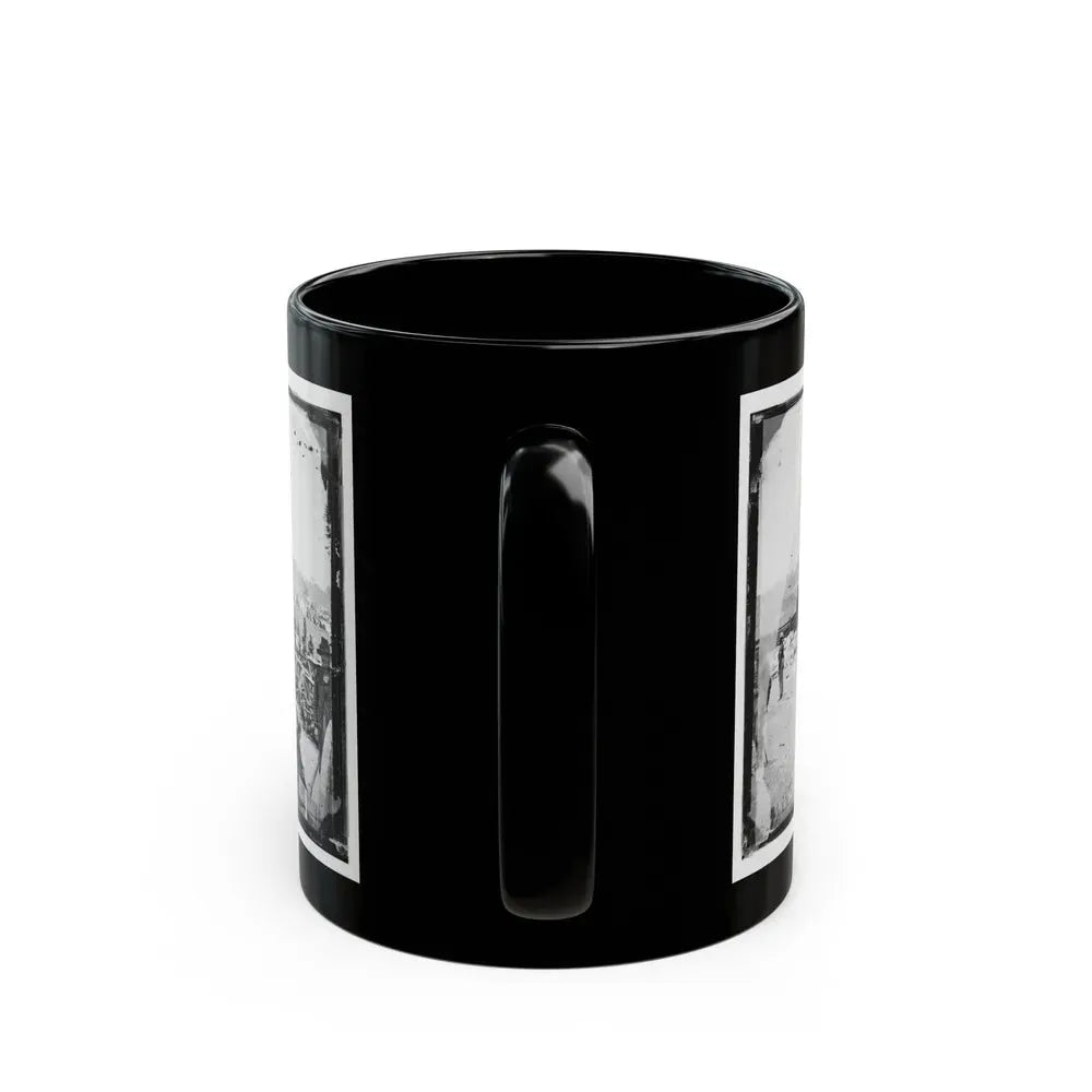 Fair Oaks, Va., Vicinity. Capt. Rufus D. Pettit's Battery B, 1st New York Light Artillery, In Fort Richardson (U.S. Civil War) Black Coffee Mug - Go Mug Yourself