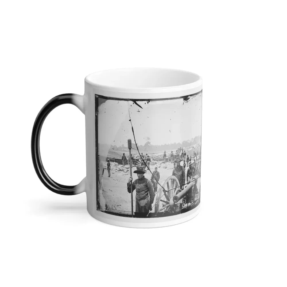 Fair Oaks, Va., Vicinity. Capt. Rufus D. Pettit's Battery B, 1St New York Light Artillery, in Fort Richardson (U.S. Civil War) Color Changing Coffee Mug 11oz - Go Mug Yourself