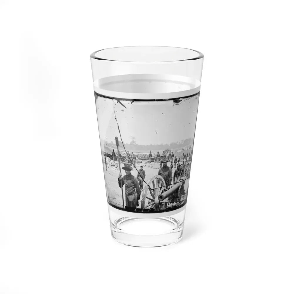 Fair Oaks, Va., Vicinity. Capt. Rufus D. Pettit's Battery B, 1st New York Light Artillery, In Fort Richardson (U.S. Civil War) Pint Glass 16oz - Go Mug Yourself
