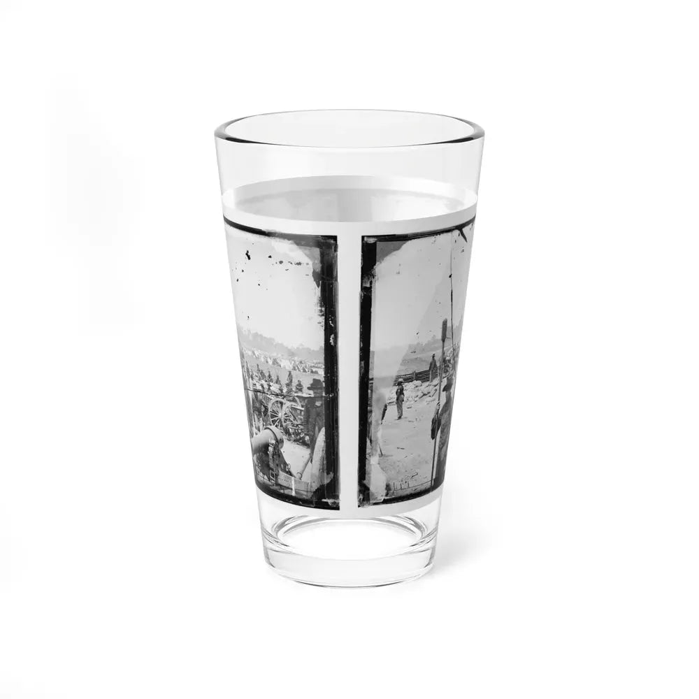 Fair Oaks, Va., Vicinity. Capt. Rufus D. Pettit's Battery B, 1st New York Light Artillery, In Fort Richardson (U.S. Civil War) Pint Glass 16oz - Go Mug Yourself