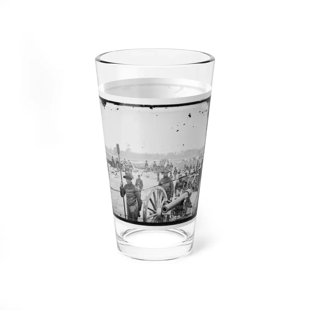 Fair Oaks, Va., Vicinity. Capt. Rufus D. Pettit's Battery B, 1st New York Light Artillery, In Fort Richardson (U.S. Civil War) Pint Glass 16oz - Go Mug Yourself