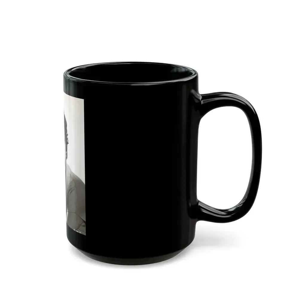 Faith Domergue #07 (Vintage Female Icon) Black Coffee Mug - Go Mug Yourself