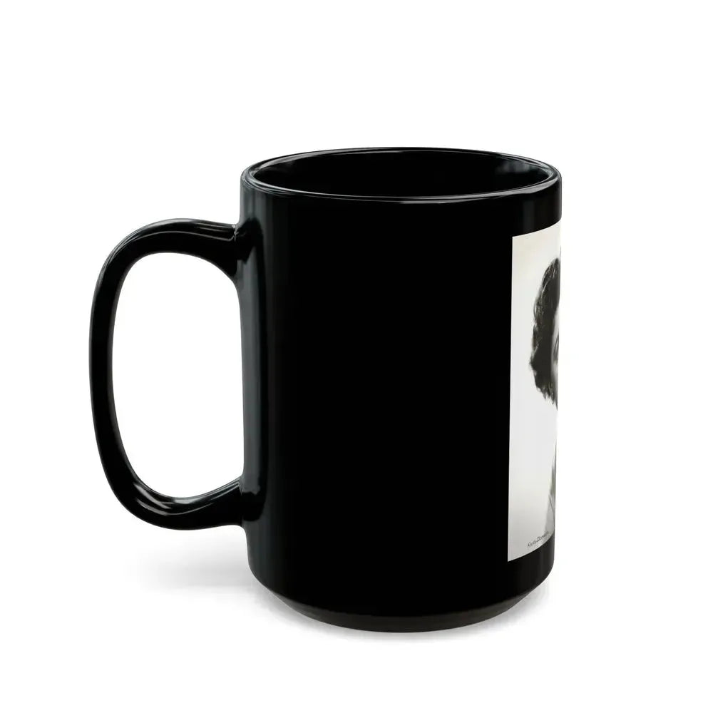Faith Domergue #07 (Vintage Female Icon) Black Coffee Mug - Go Mug Yourself