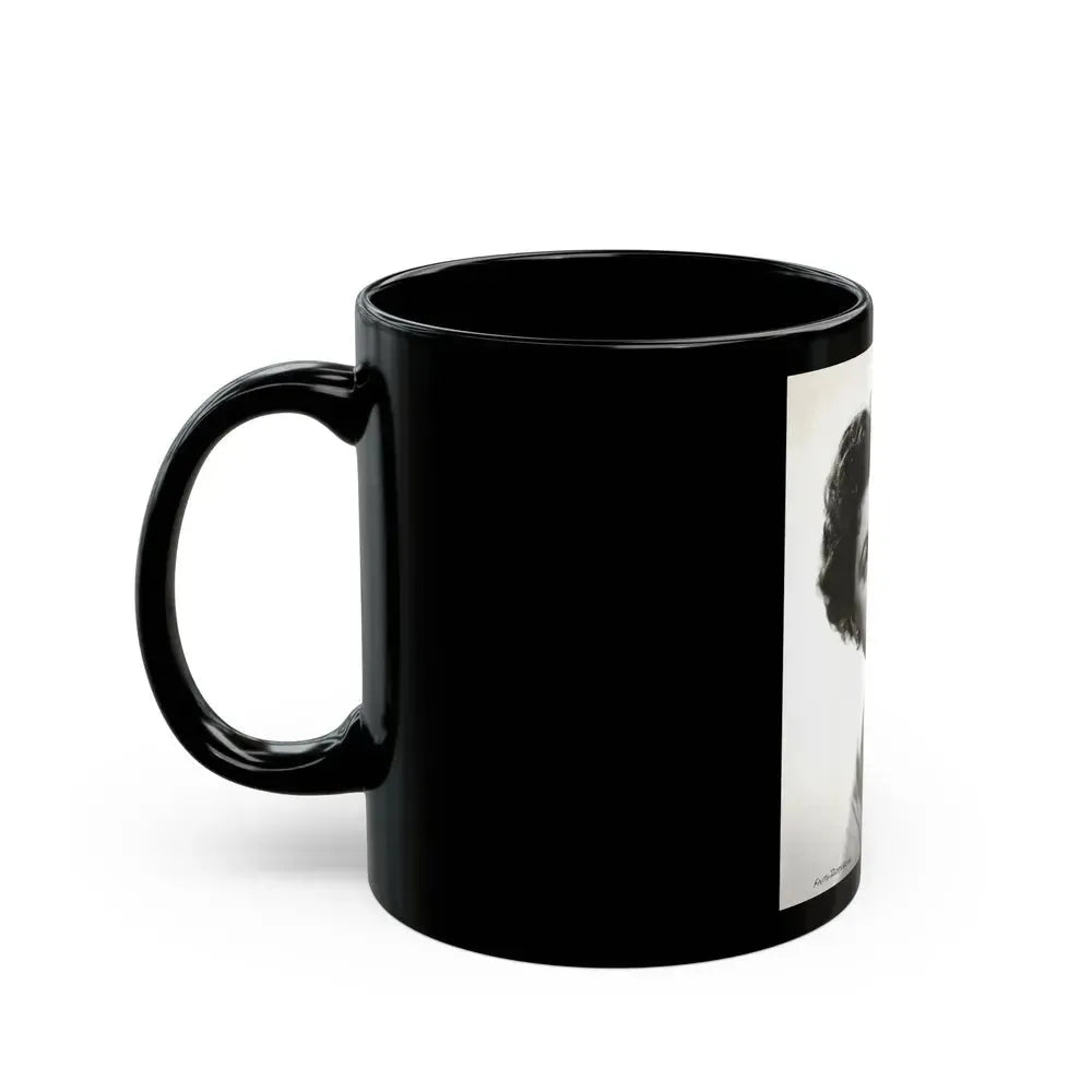 Faith Domergue #07 (Vintage Female Icon) Black Coffee Mug - Go Mug Yourself