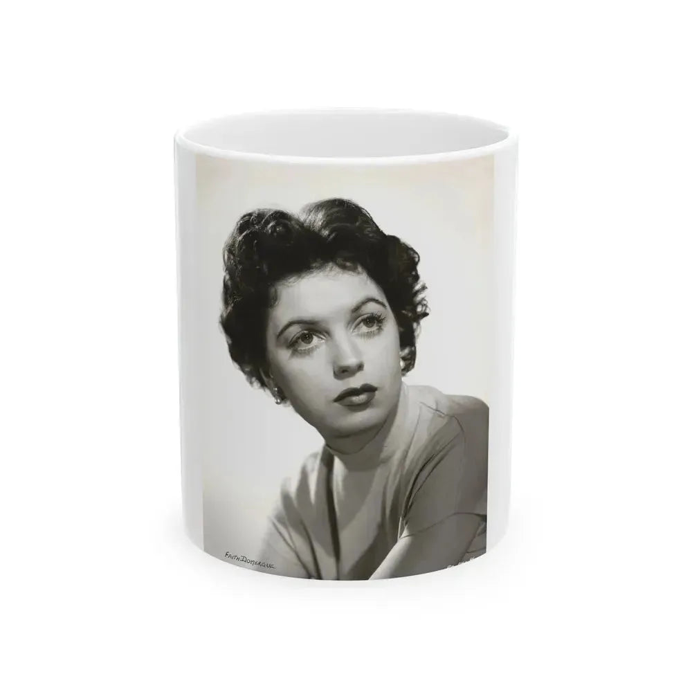Faith Domergue #07 (Vintage Female Icon) White Coffee Mug 11oz - Go Mug Yourself