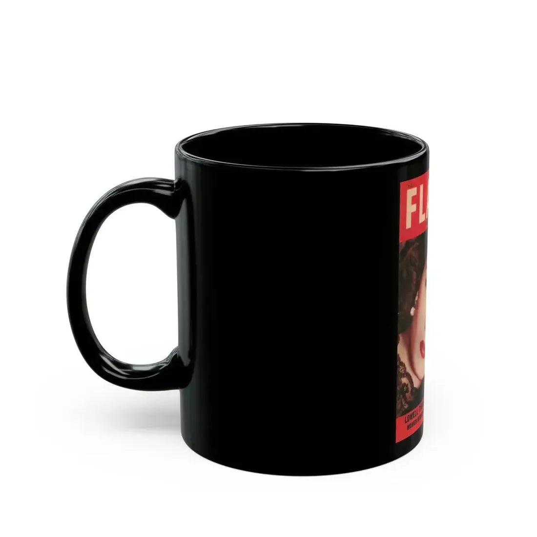 Faith Domergue #10 - Mag. Cover (Vintage Female Icon) Black Coffee Mug - Go Mug Yourself