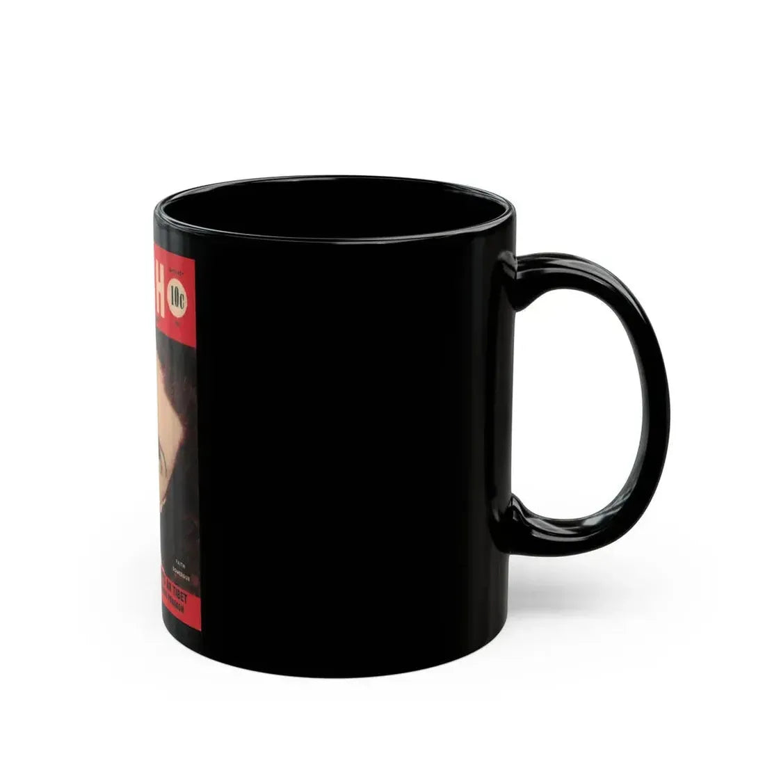 Faith Domergue #10 - Mag. Cover (Vintage Female Icon) Black Coffee Mug - Go Mug Yourself