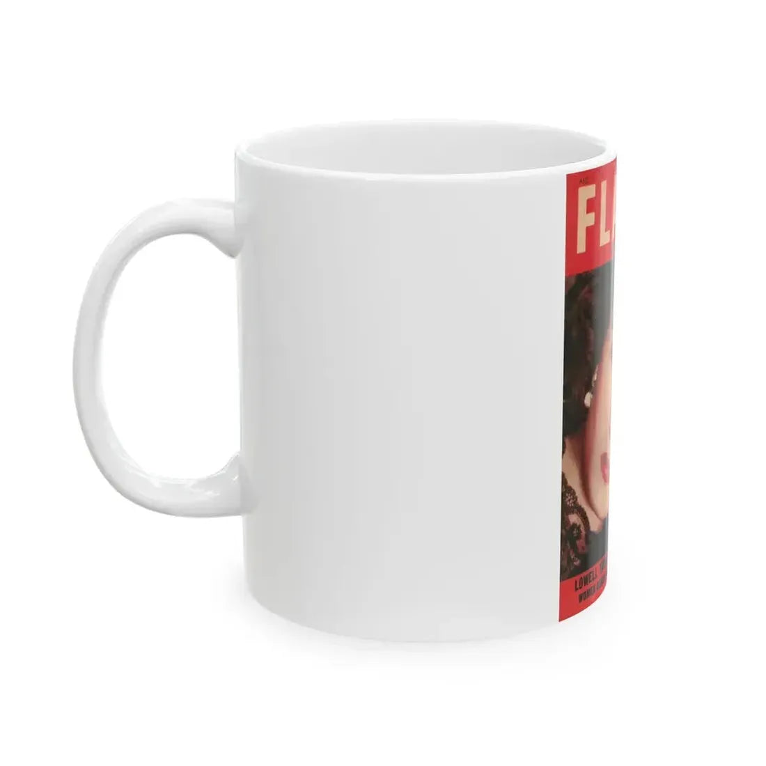 Faith Domergue #10 - Mag. Cover (Vintage Female Icon) White Coffee Mug - Go Mug Yourself