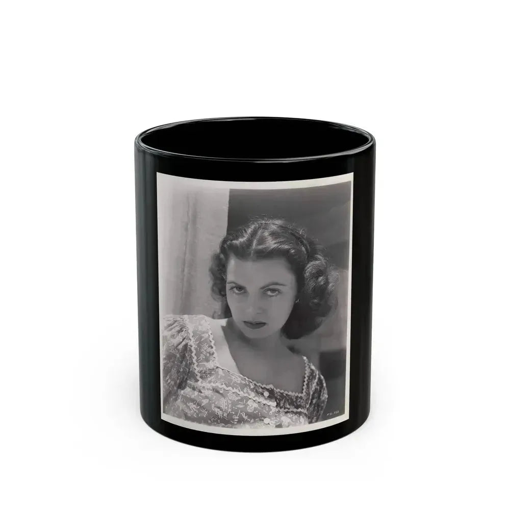 Faith Domergue #100 (Vintage Female Icon) Black Coffee Mug 11oz - Go Mug Yourself