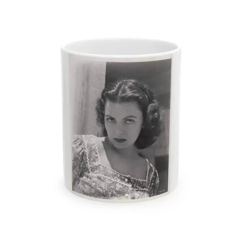 Faith Domergue #100 (Vintage Female Icon) White Coffee Mug 11oz - Go Mug Yourself