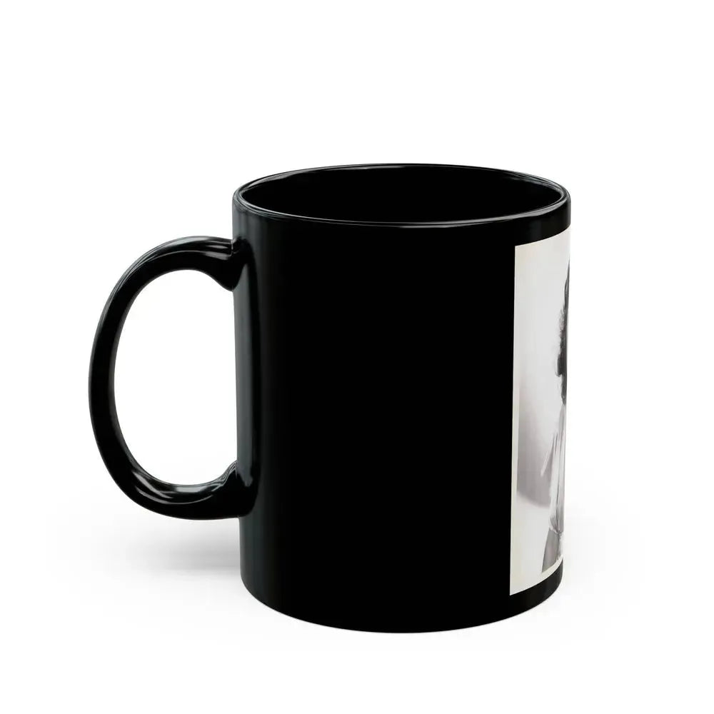 Faith Domergue #114 (Vintage Female Icon) Black Coffee Mug - Go Mug Yourself