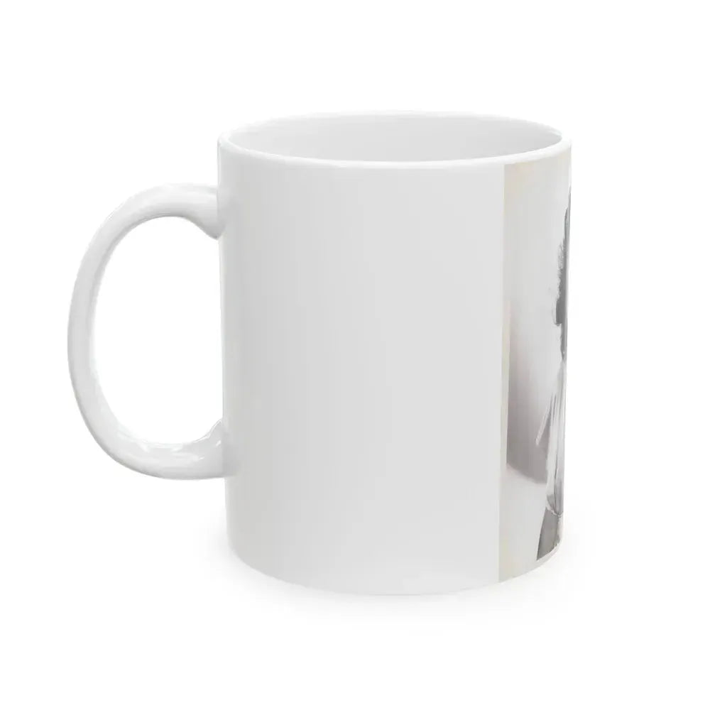 Faith Domergue #114 (Vintage Female Icon) White Coffee Mug - Go Mug Yourself