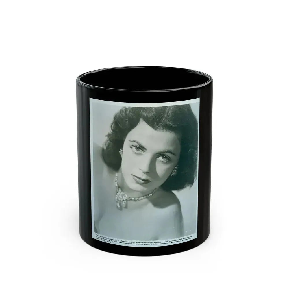 Faith Domergue #115 (Vintage Female Icon) Black Coffee Mug 11oz - Go Mug Yourself