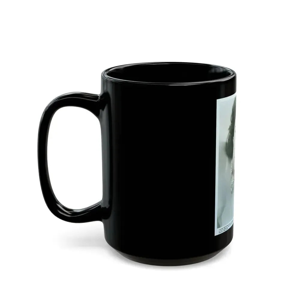 Faith Domergue #115 (Vintage Female Icon) Black Coffee Mug - Go Mug Yourself