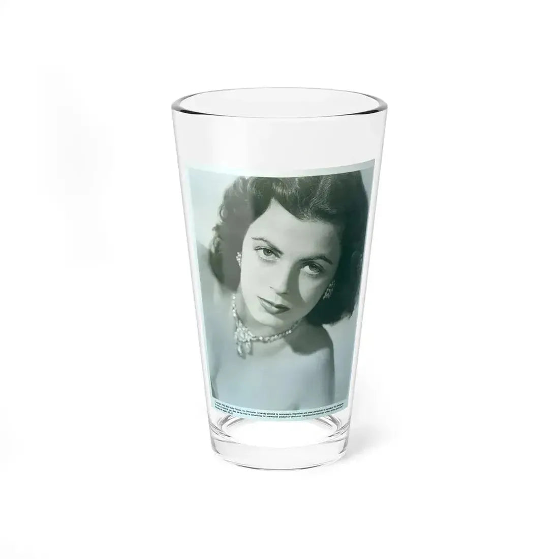 Faith Domergue #115 (Vintage Female Icon) Pint Glass 16oz 16oz - Go Mug Yourself
