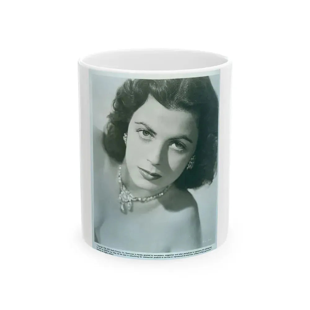Faith Domergue #115 (Vintage Female Icon) White Coffee Mug 11oz - Go Mug Yourself
