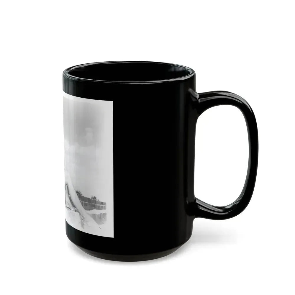 Faith Domergue #119 (Vintage Female Icon) Black Coffee Mug - Go Mug Yourself