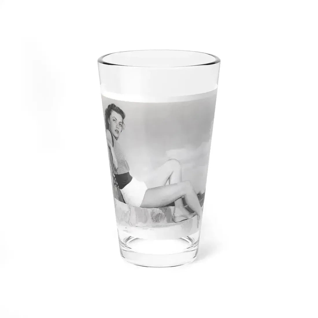 Faith Domergue #119 (Vintage Female Icon) Pint Glass 16oz 16oz - Go Mug Yourself