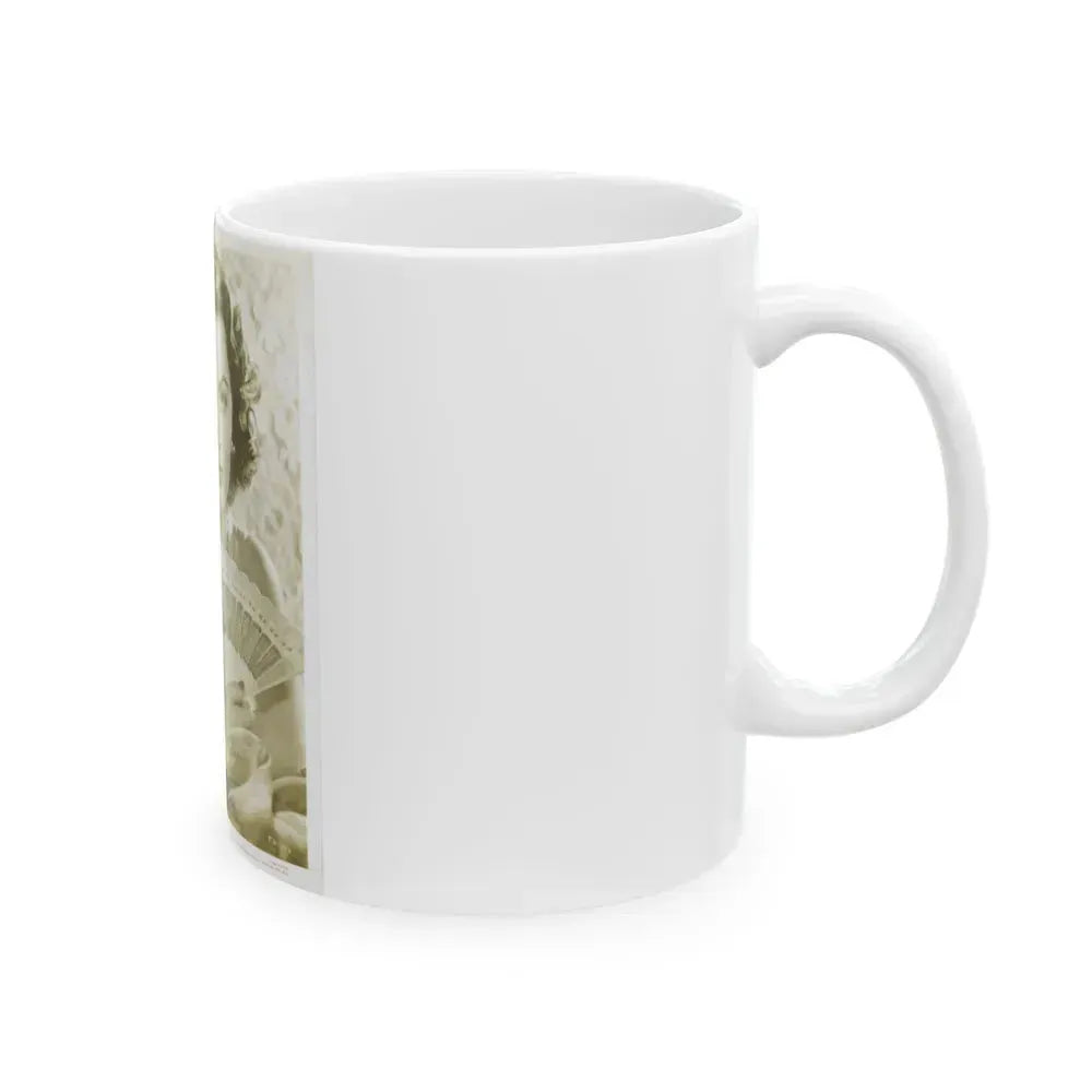 Faith Domergue #124 (Vintage Female Icon) White Coffee Mug - Go Mug Yourself