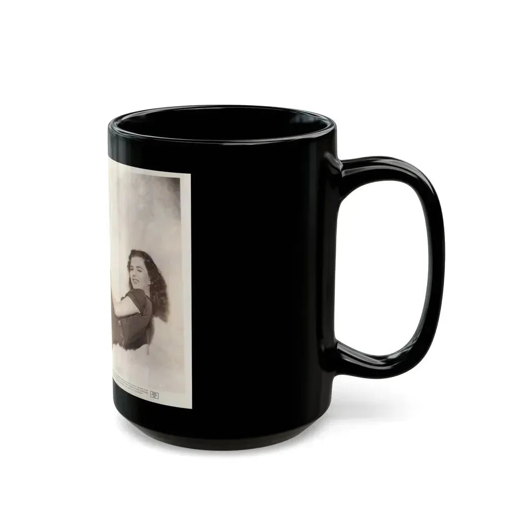 Faith Domergue #126 (Vintage Female Icon) Black Coffee Mug - Go Mug Yourself