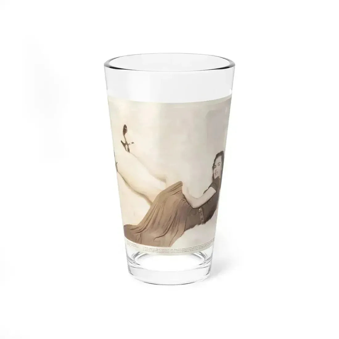 Faith Domergue #126 (Vintage Female Icon) Pint Glass 16oz 16oz - Go Mug Yourself