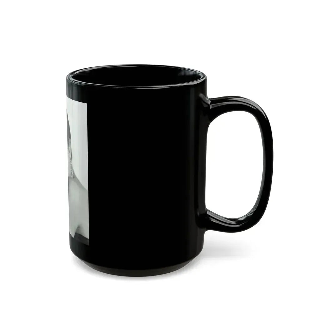 Faith Domergue #128 (Vintage Female Icon) Black Coffee Mug - Go Mug Yourself