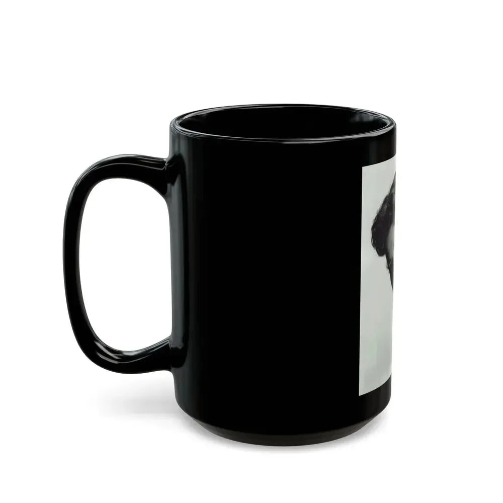 Faith Domergue #128 (Vintage Female Icon) Black Coffee Mug - Go Mug Yourself