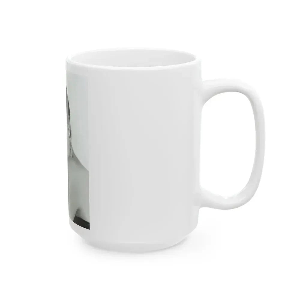 Faith Domergue #128 (Vintage Female Icon) White Coffee Mug - Go Mug Yourself