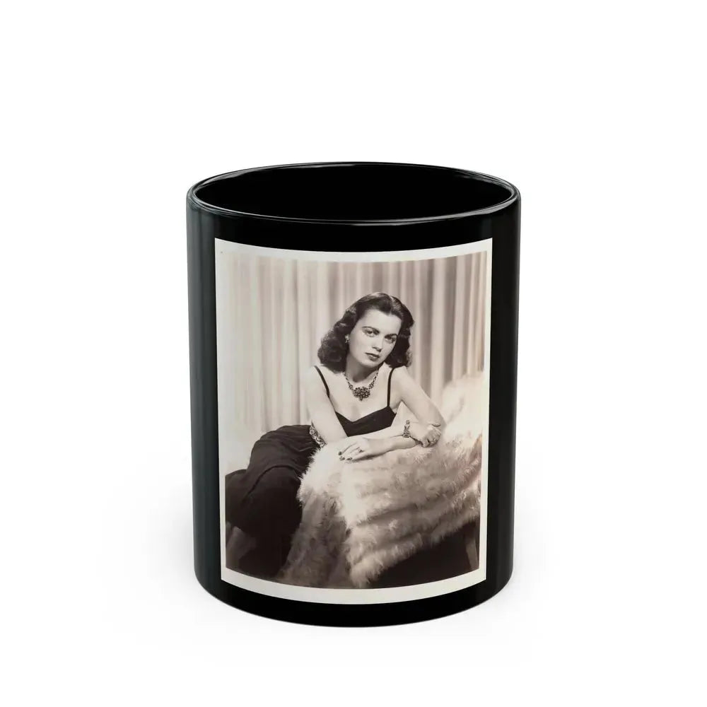 Faith Domergue #133 (Vintage Female Icon) Black Coffee Mug 11oz - Go Mug Yourself