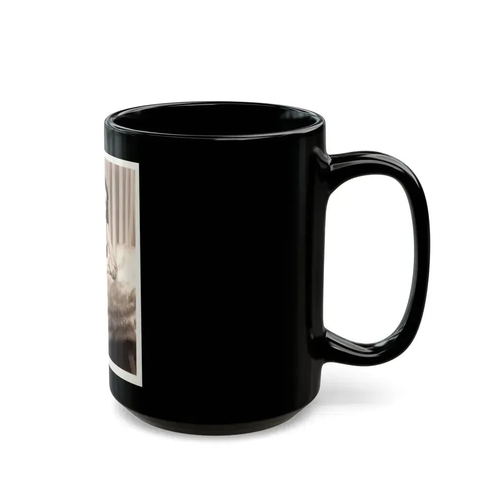 Faith Domergue #133 (Vintage Female Icon) Black Coffee Mug - Go Mug Yourself