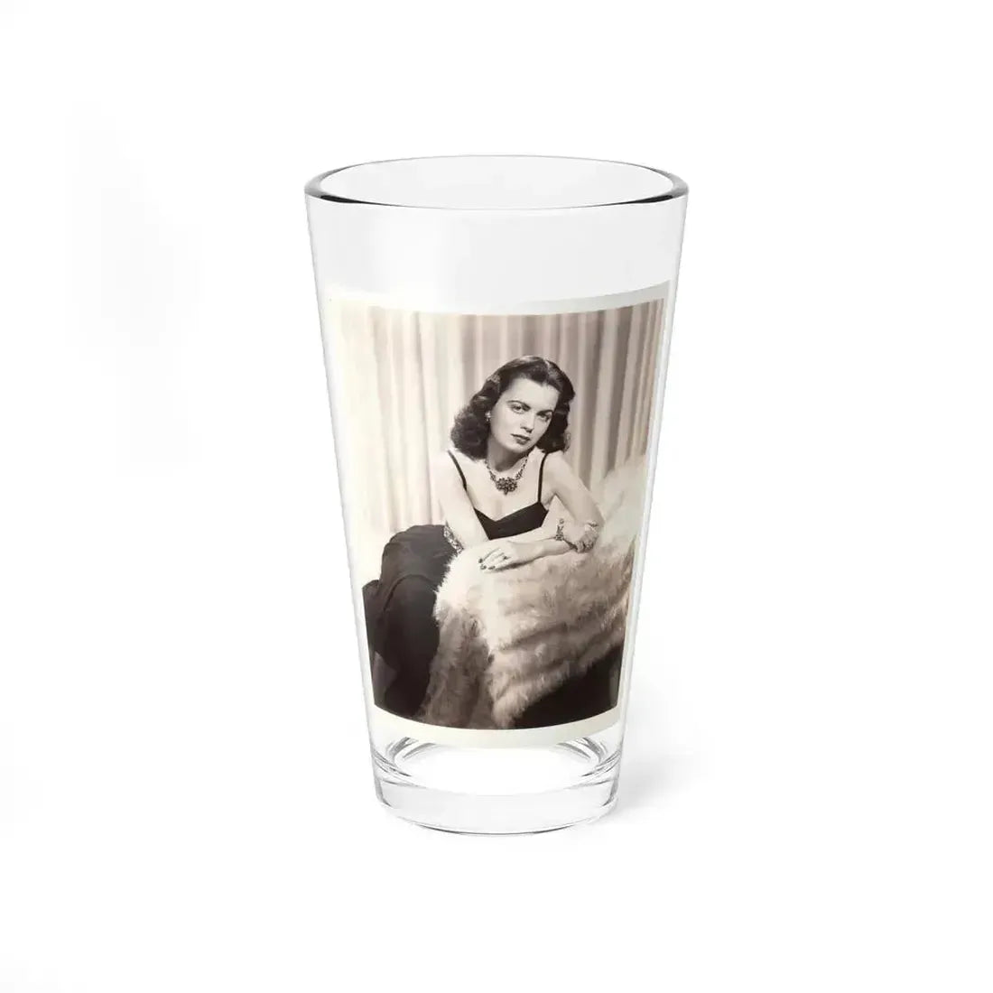 Faith Domergue #133 (Vintage Female Icon) Pint Glass 16oz 16oz - Go Mug Yourself