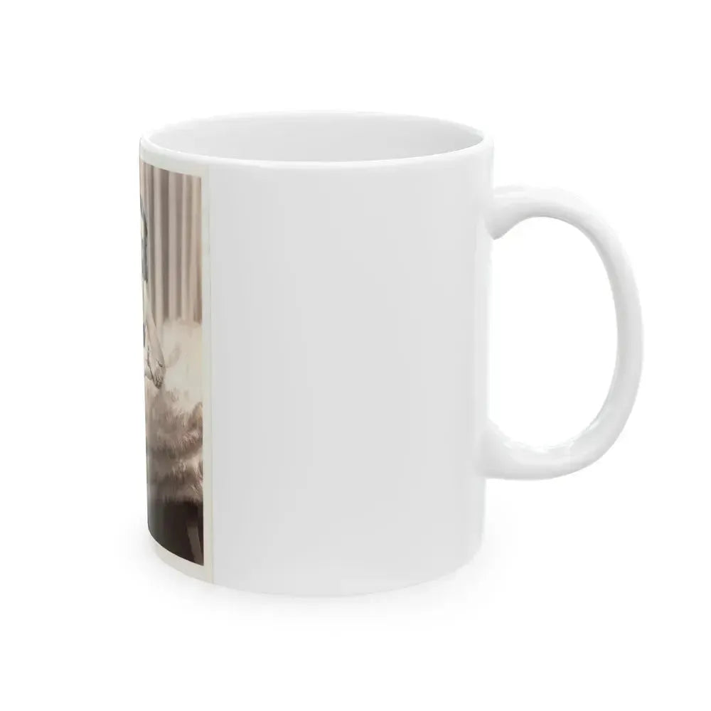 Faith Domergue #133 (Vintage Female Icon) White Coffee Mug - Go Mug Yourself