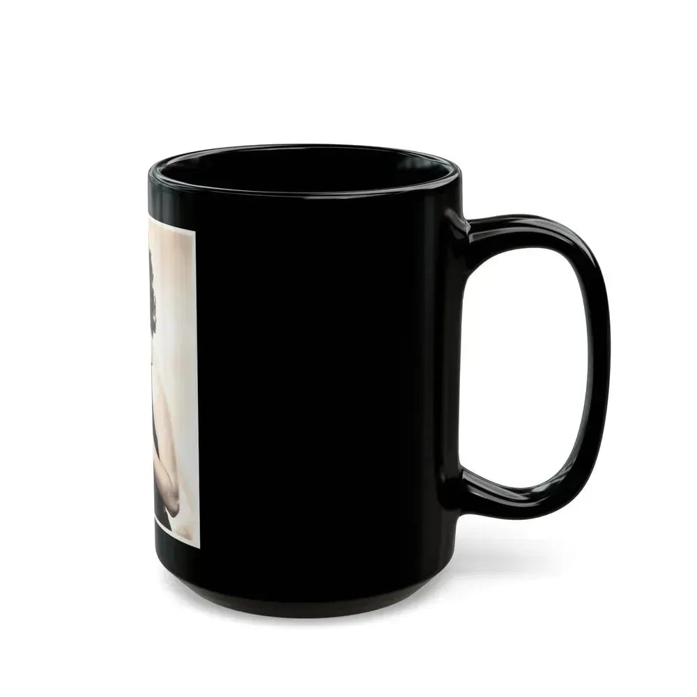Faith Domergue #136 (Vintage Female Icon) Black Coffee Mug - Go Mug Yourself
