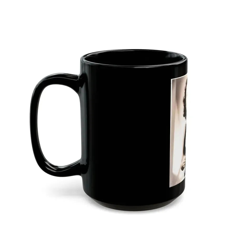 Faith Domergue #136 (Vintage Female Icon) Black Coffee Mug - Go Mug Yourself