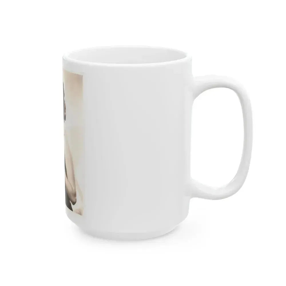 Faith Domergue #136 (Vintage Female Icon) White Coffee Mug - Go Mug Yourself