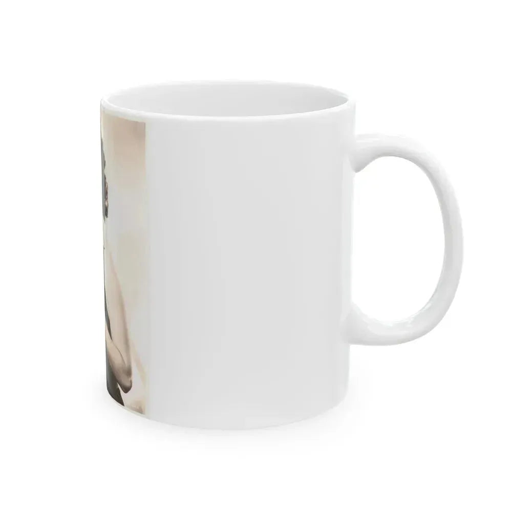 Faith Domergue #136 (Vintage Female Icon) White Coffee Mug - Go Mug Yourself