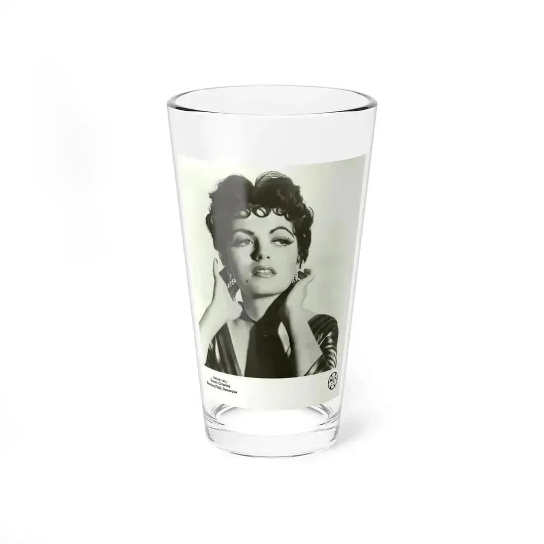 Faith Domergue #138 (Vintage Female Icon) Pint Glass 16oz 16oz - Go Mug Yourself