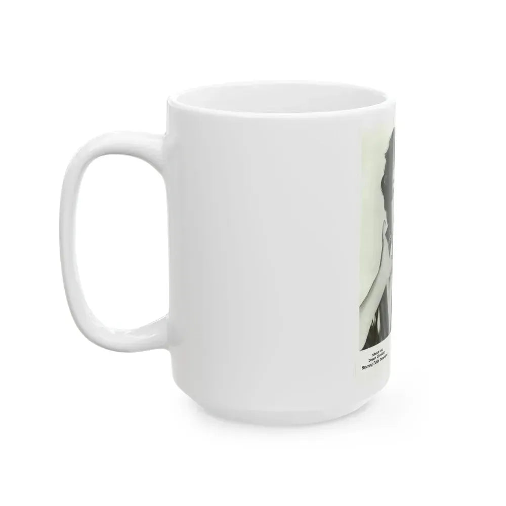 Faith Domergue #138 (Vintage Female Icon) White Coffee Mug - Go Mug Yourself
