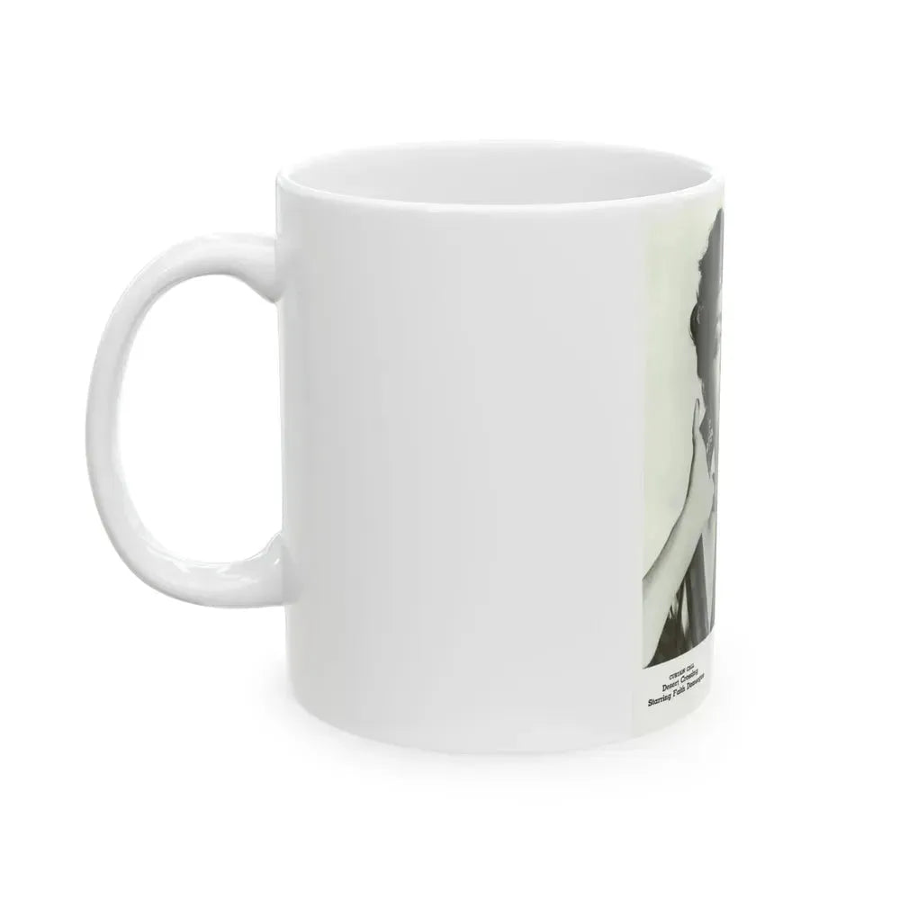 Faith Domergue #138 (Vintage Female Icon) White Coffee Mug - Go Mug Yourself